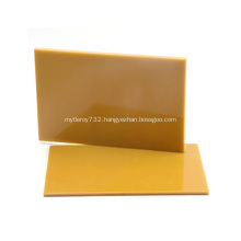 Epoxy resin laminating fibreglass board yellow